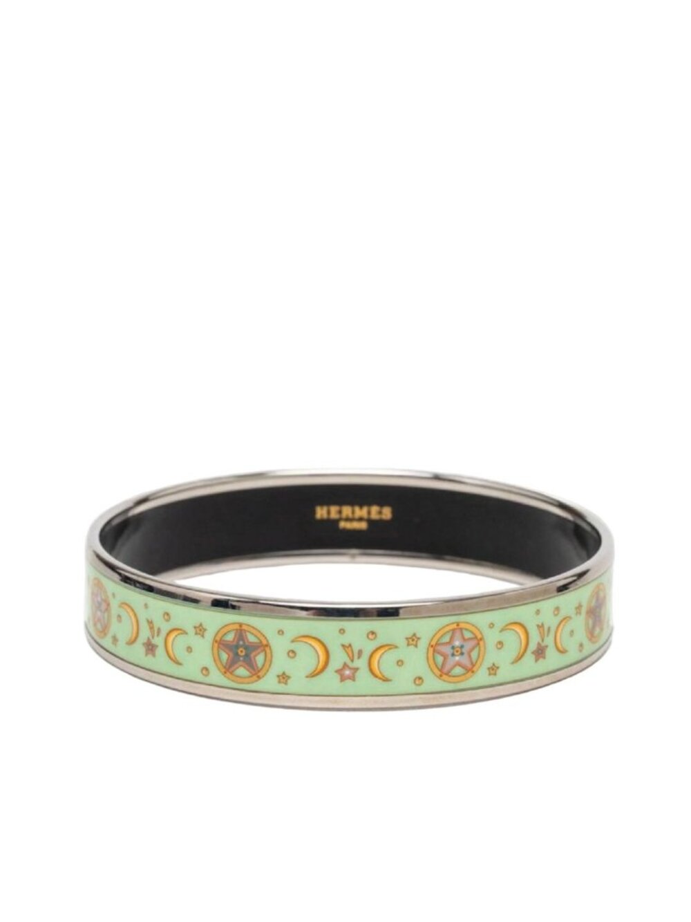 Hermes Enamel MM Cloisonne Bracelet Bangle